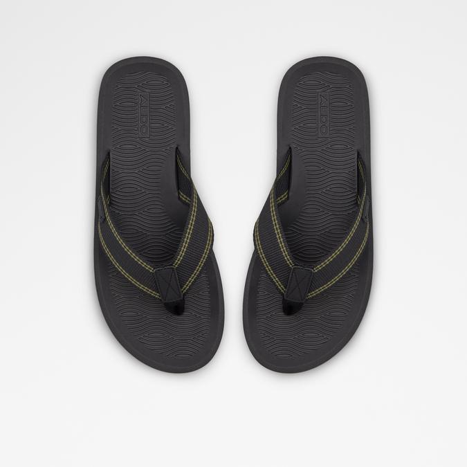 Burges Men's Black Thong Sandals