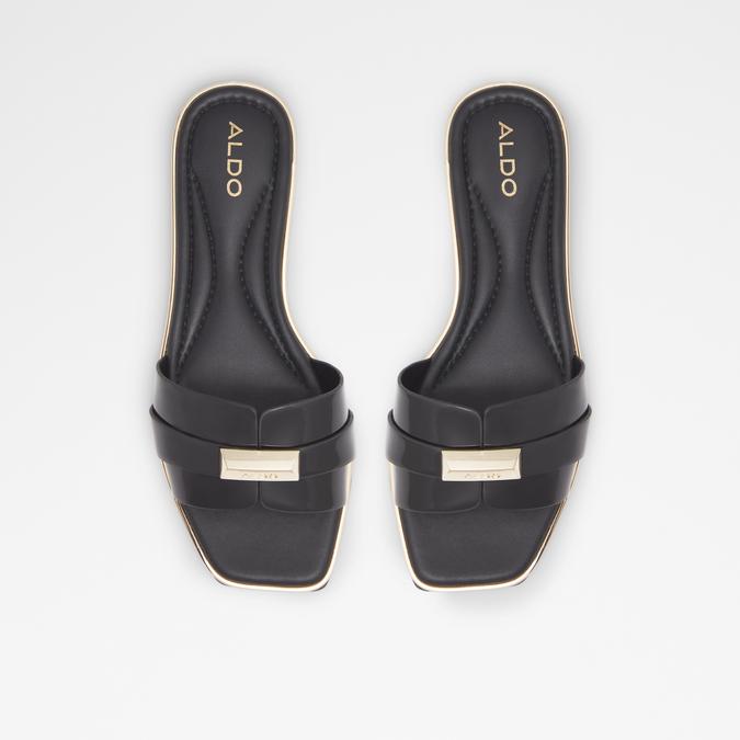 Darine Women's Black Flat Sandals
