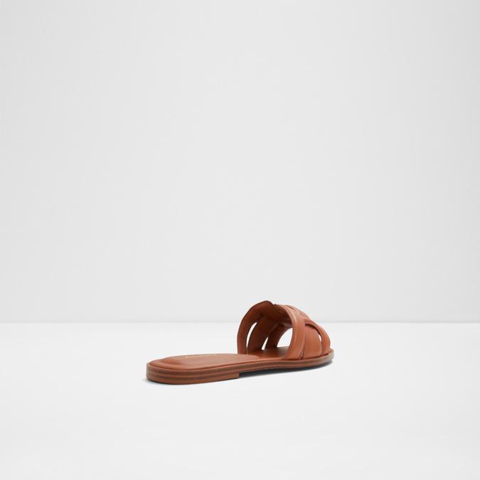 Elenaa Women's Medium Brown Flat Sandals image number 2