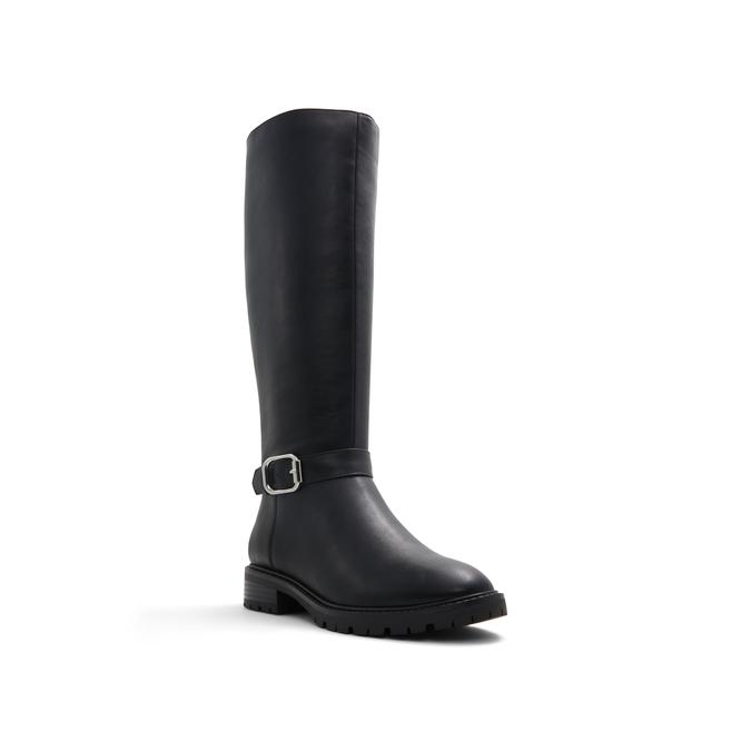 Theaa Women's Black Knee-High Boots image number 3