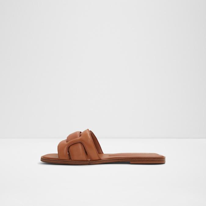 Elenaa Women's Medium Brown Flat Sandals image number 3