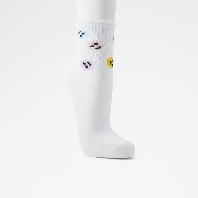 Azurara Women's White Knitted Socks