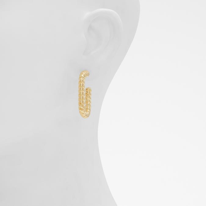 Treccia Women's Gold Earrings image number 1