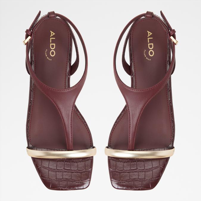 Catlyn-In Women's Bordo Flat Sandals