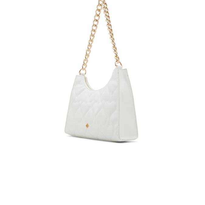 AUTH CHANEL WHITE QUILTED CC LOGO FLAPBAG TWO CHAIN LEATHER BAG GOLDTONE HW  | eBay