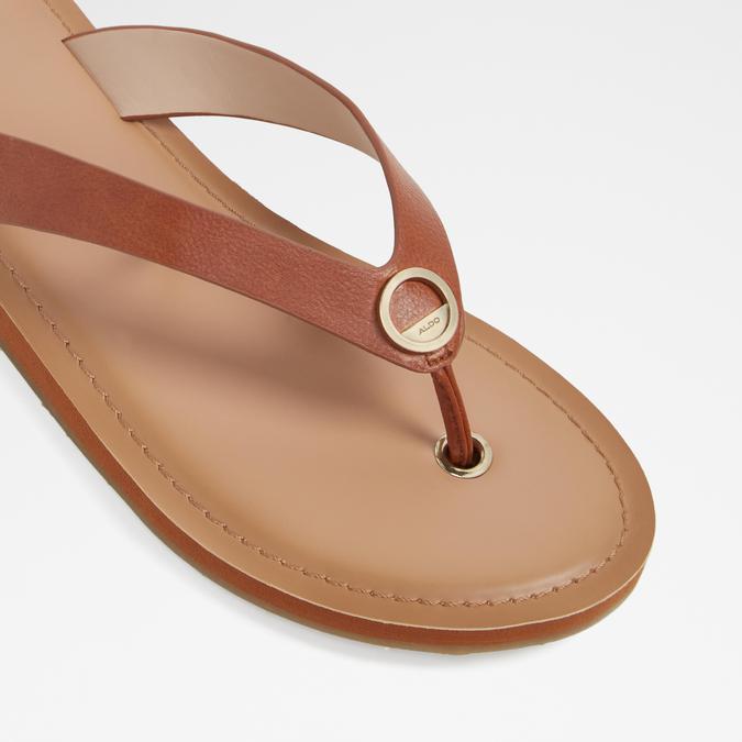 Lascala Women's Cognac Sandals image number 3