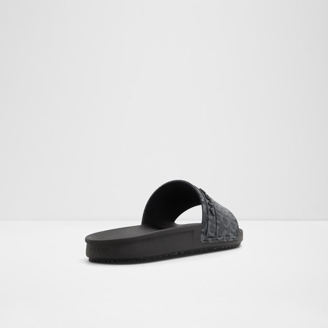 Dinmore Men's Black Single Strap Sandals image number 2