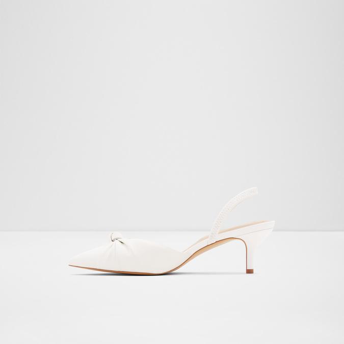 Galaecia Women's White Pumps image number 2
