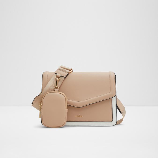 Woawen Women's Beige Cross Body image number 0