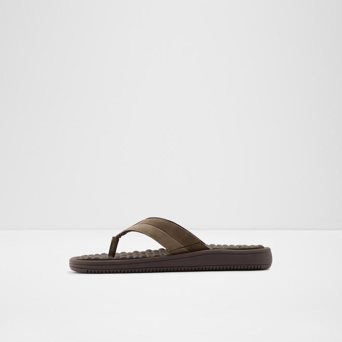 Kaigoma Men's Dark Brown Thong Sandals image number 2