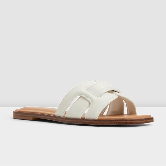 ELENYA-IN White Women Flat Sandals