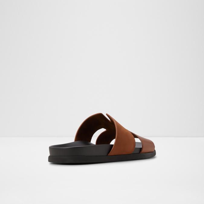MARCELO Cognac Men Single Strap Sandals