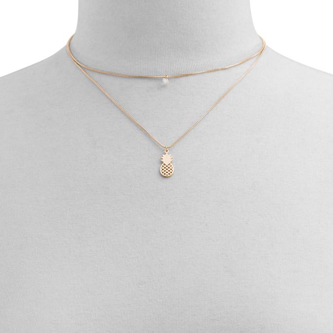 Kilnatoora Women's Clear On Gold Necklace