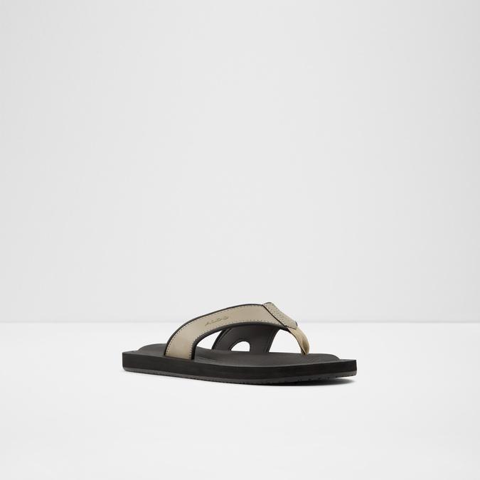 Norewiel Men's Beige Thong Sandals image number 3