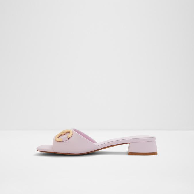 Faiza Women's Pink Block Heel Sandals image number 2