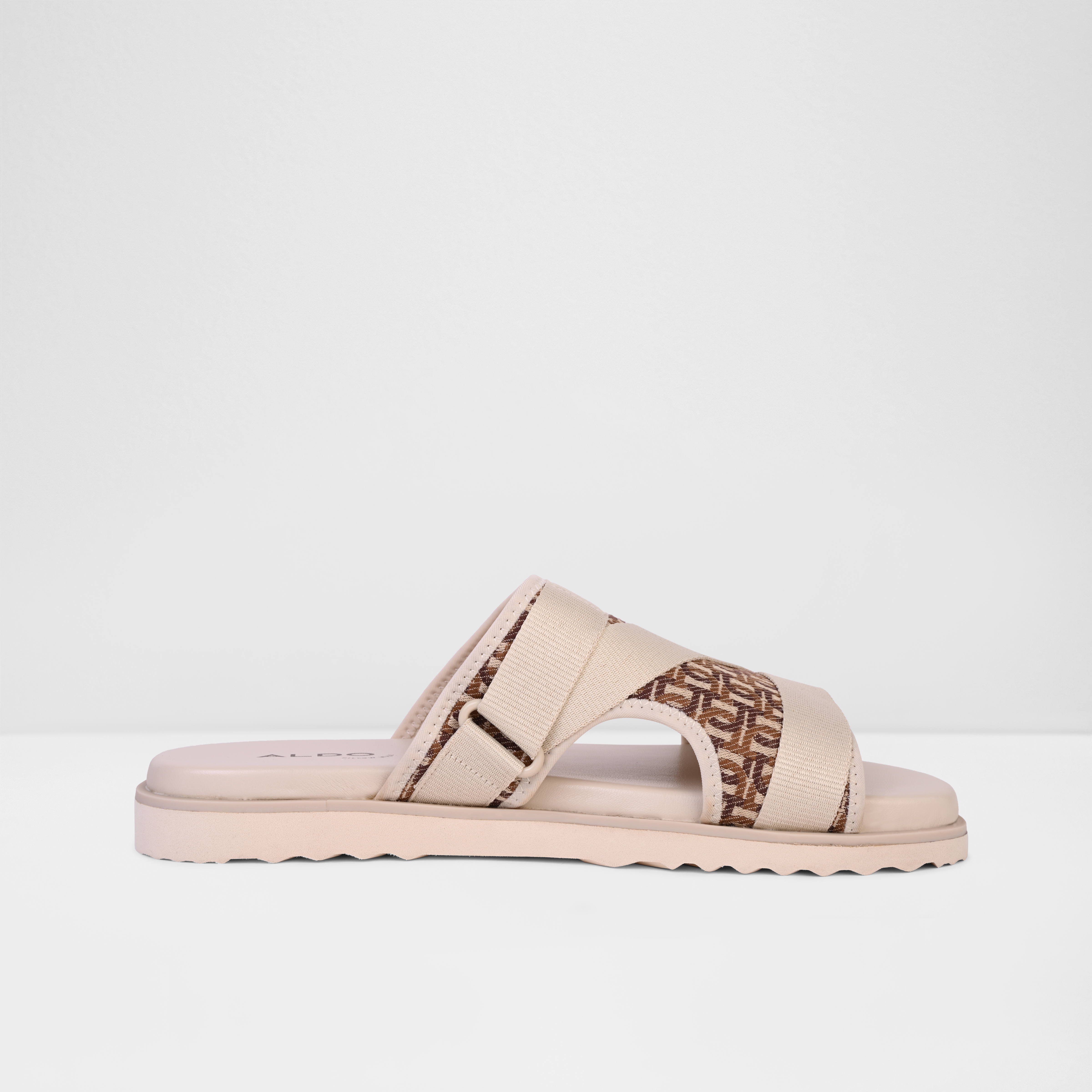 Deniels-In Men's Beige Strap Sandals