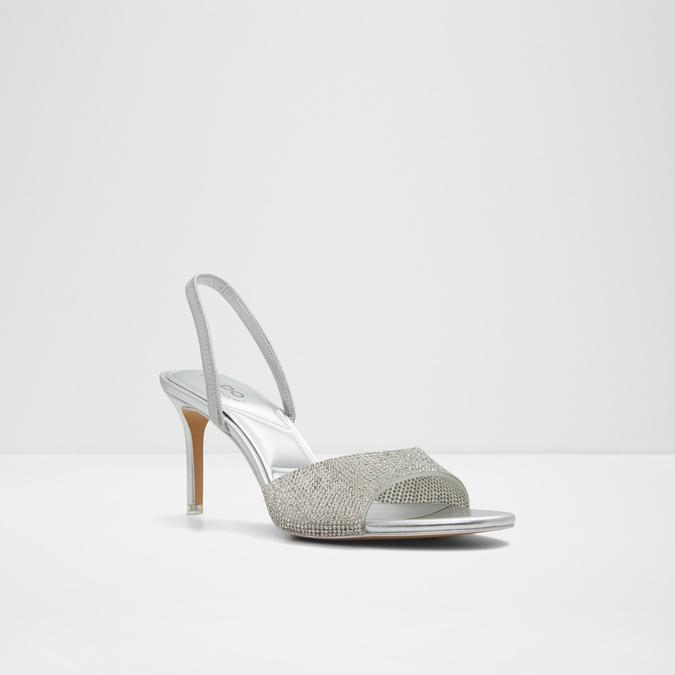 Aitana-In Women's Silver Dress Sandals image number 4