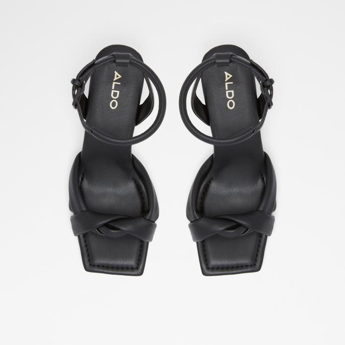 Bubble Women's Black Block Heel Sandal image number 1