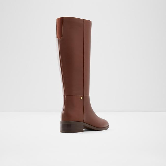 Pralendra Women's Brown Knee Length Boots image number 1