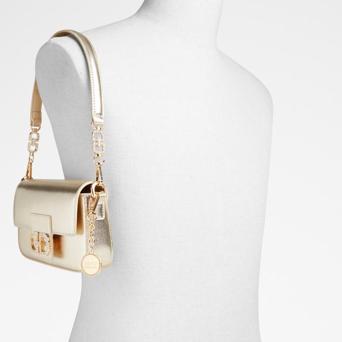 Shadia Women's Gold Shoulder Bag image number 4