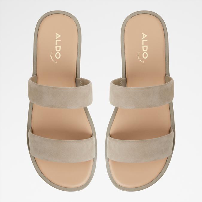 Krios-In Women's Green Flat Sandals