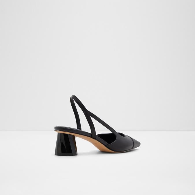 Valaclya Women's Black Block Heel image number 2