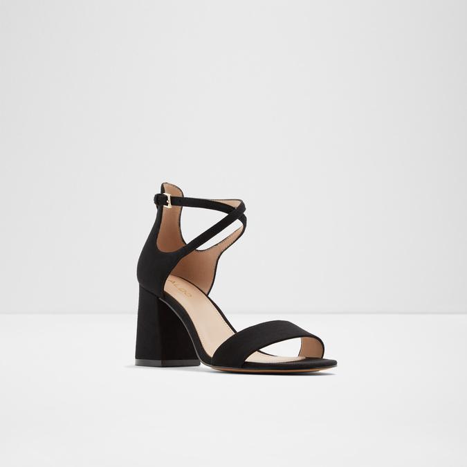 Aboedia Women's Black Block Heel Sandal image number 3