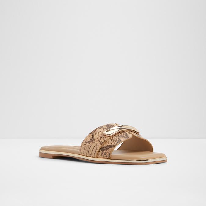 Darlina-In Women's Brown Flat Sandals image number 4