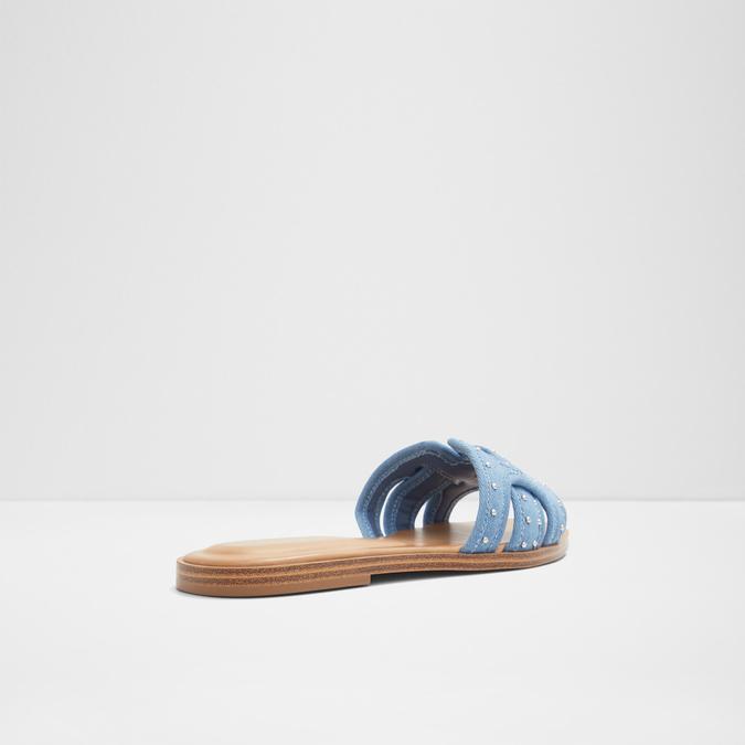 Elenaa Women's Blue Flat Sandals image number 3