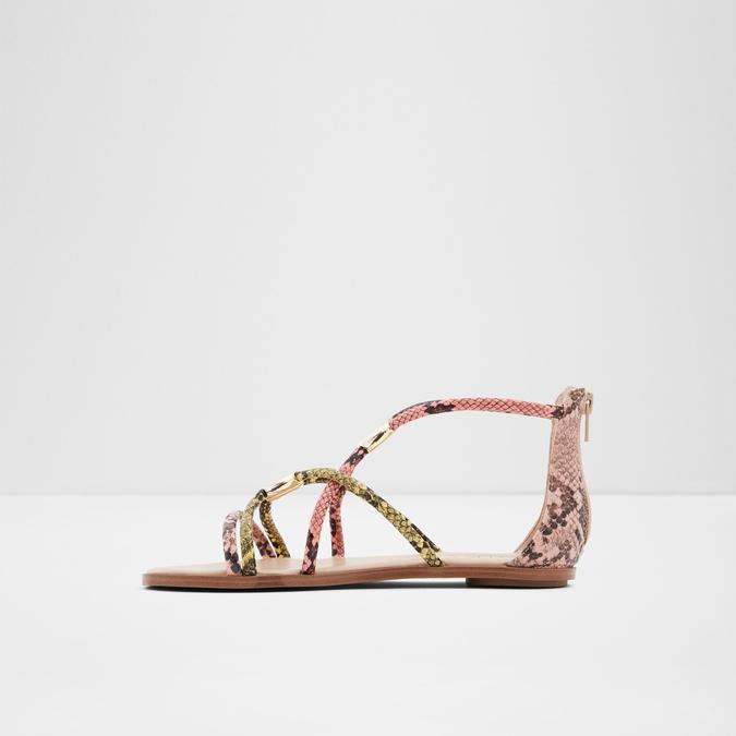 Pozoa Women's Multicolor Flat Sandals image number 2