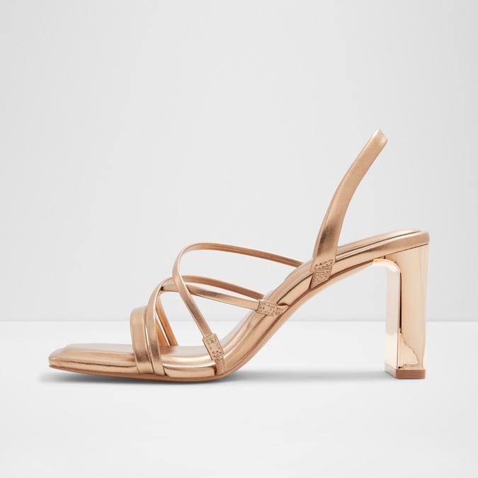 Heyworth Women's Gold Block Heel image number 3