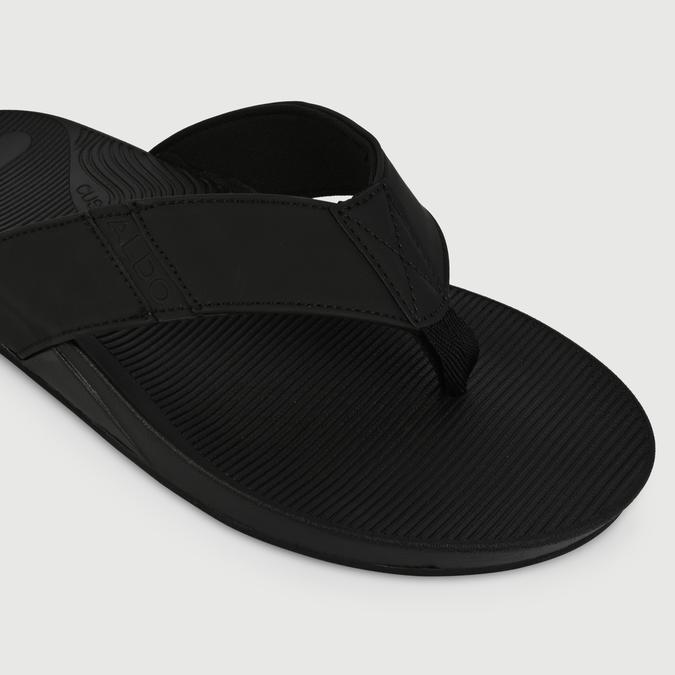 STEFFENA-IN Black Men Thong Sandals image number 5