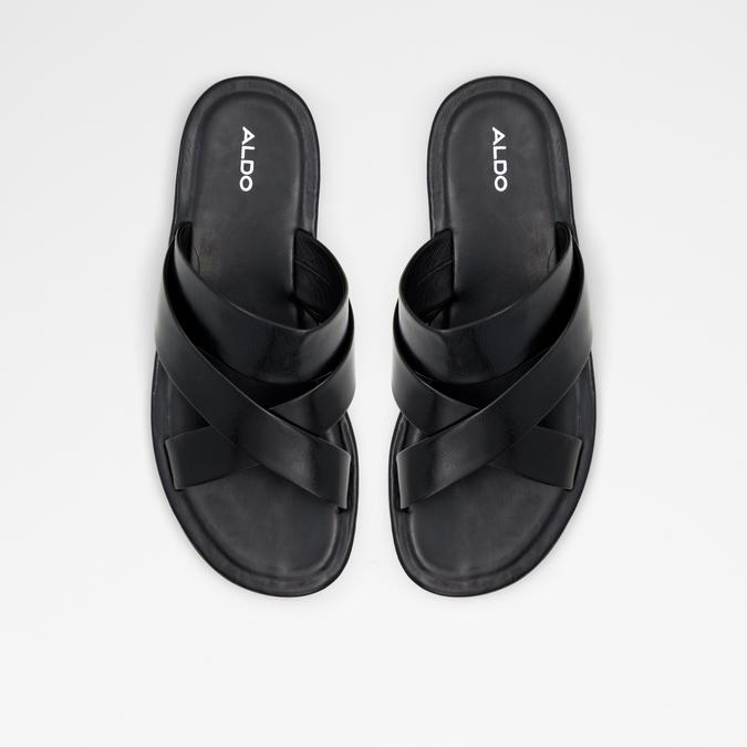 Zahir Men's Black Sandals image number 1