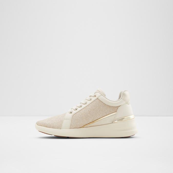 Dwialian Women's Gold Sneakers image number 2