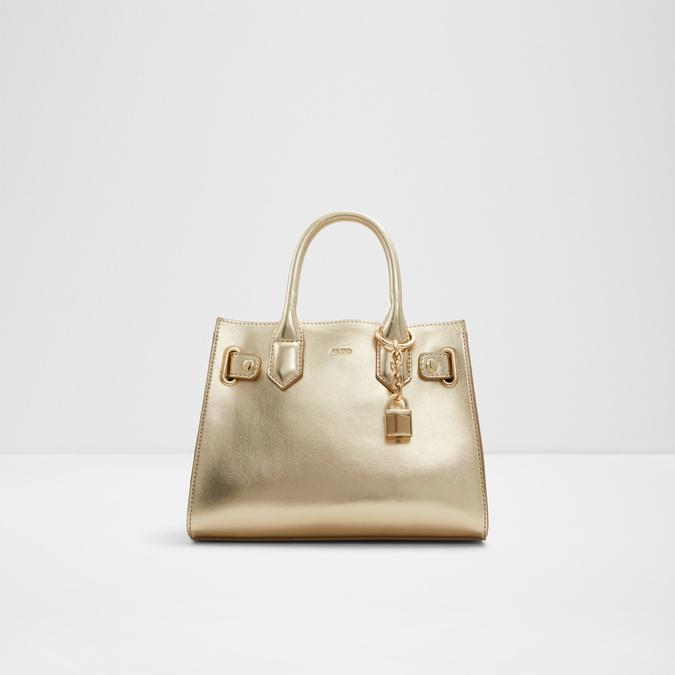 Lockette Women's Gold Satchel