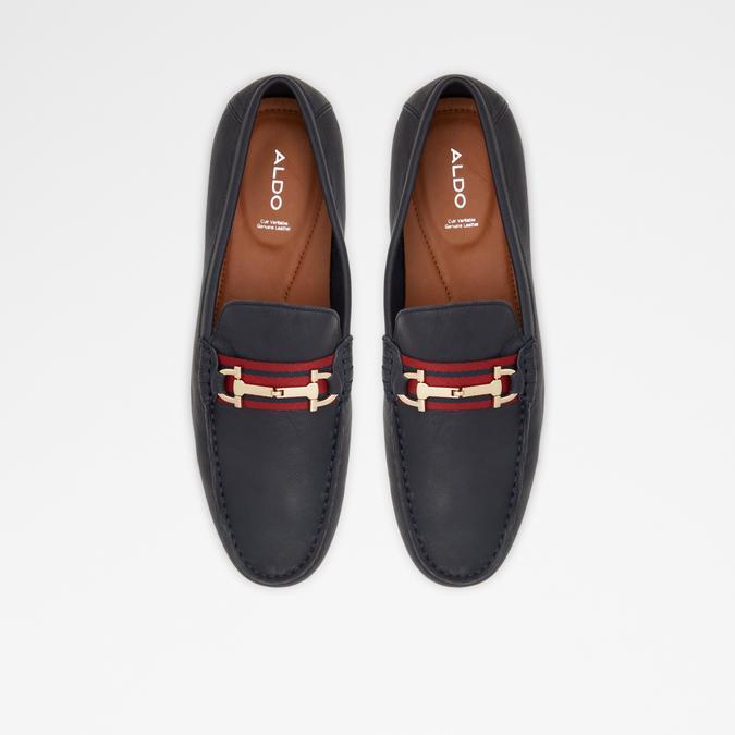 Fangio Men's Navy Moccasins image number 1
