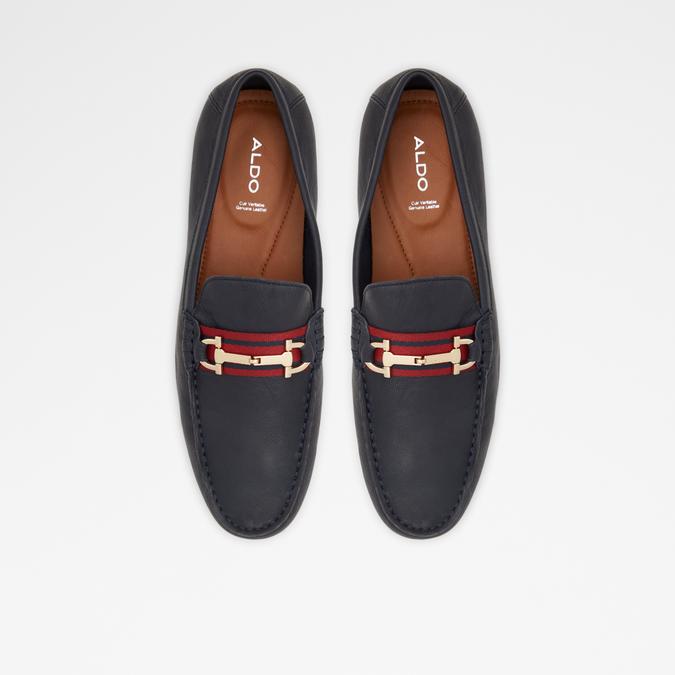 Fangio Men's Navy Moccasins