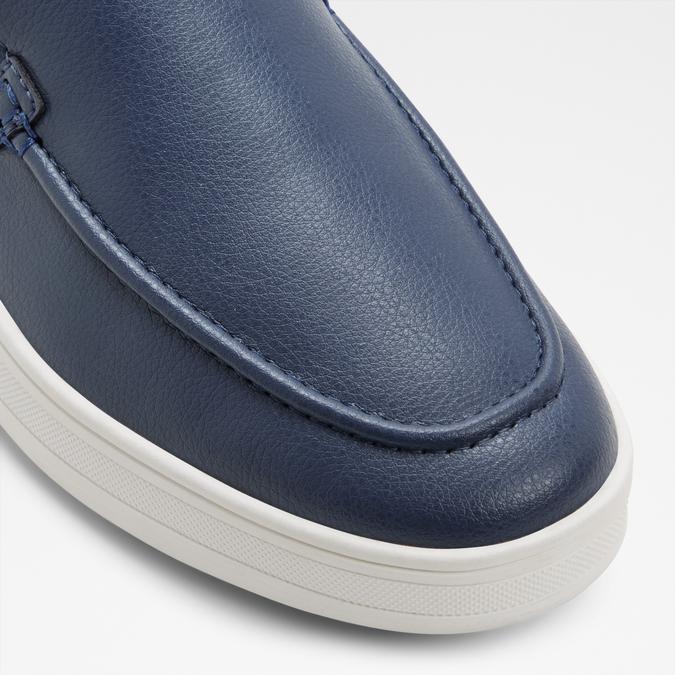GINOA Navy Men Sneakers Slip On image number 4