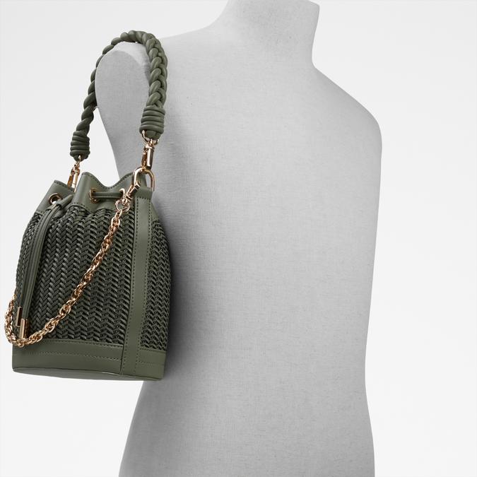 Auen Women's Brown Bucket Bag image number 4