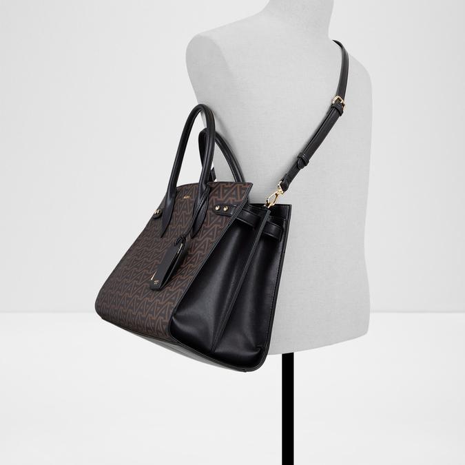 UNOLAAN Brown Multi Women Satchel image number 3