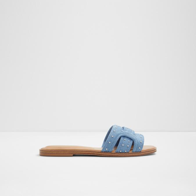 Elenaa Women's Blue Flat Sandals image number 2