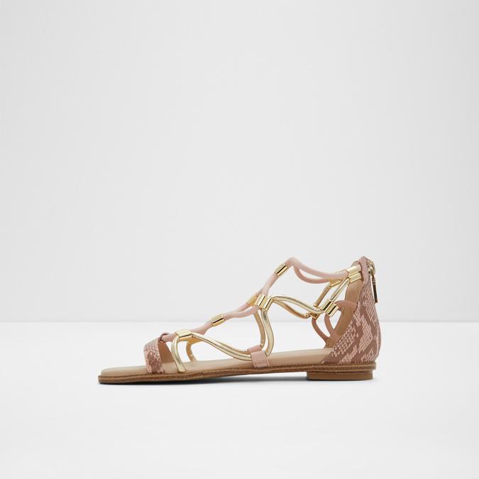 Occeran Women's White/Bone Flat Sandals image number 3