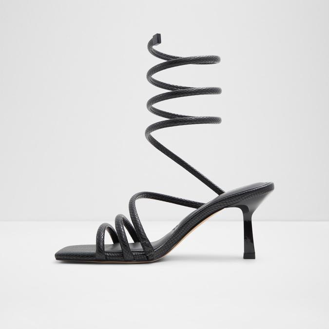 Twirly Women's Black Dress Sandals image number 2
