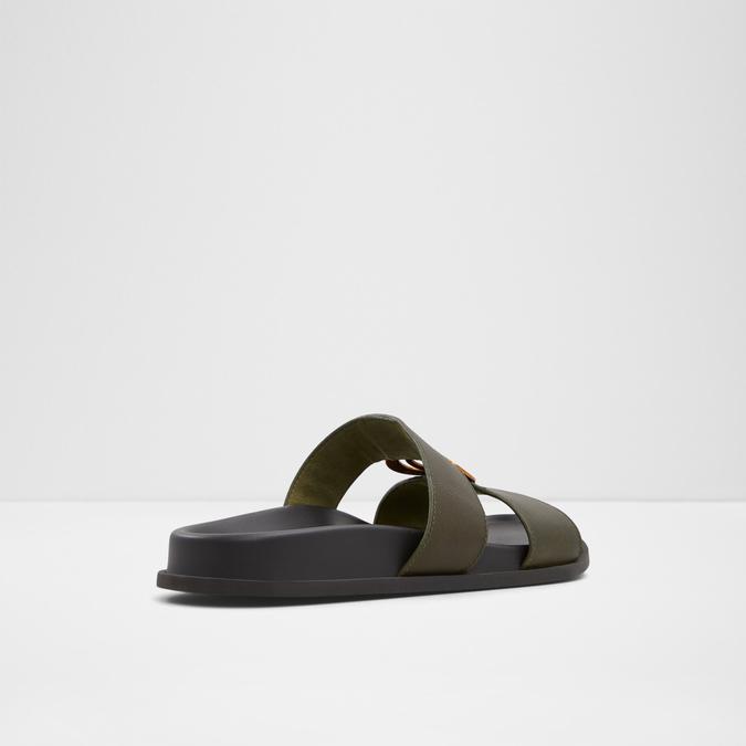 Reefside Men's Khaki Double Band Sandals image number 2