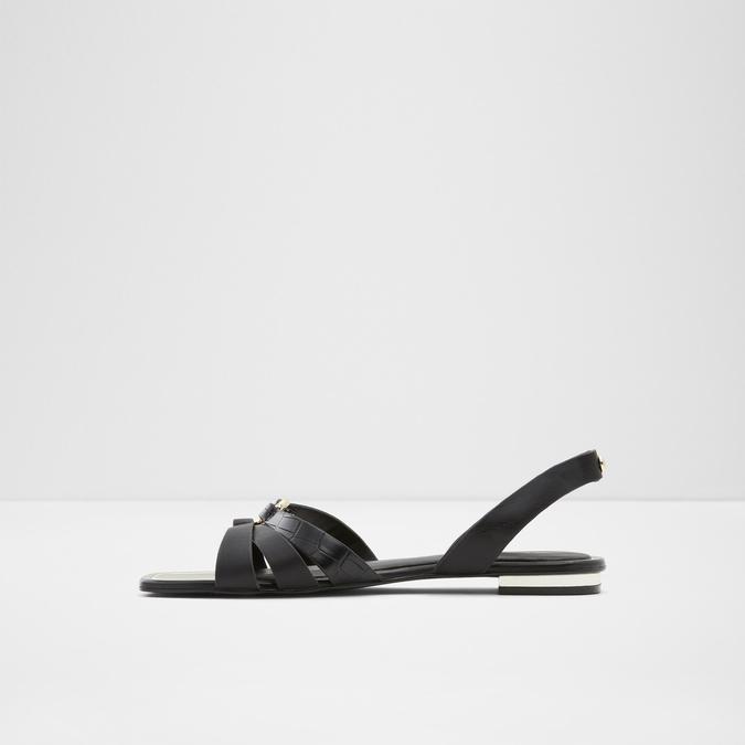 Marassi Women's Black Flat Sandals image number 3