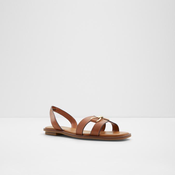 Odele Women's Medium Brown Flat Sandals image number 4