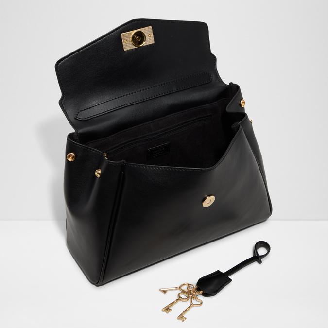 HEARTKEEPERMAX Black Overflow Women Satchel image number 2