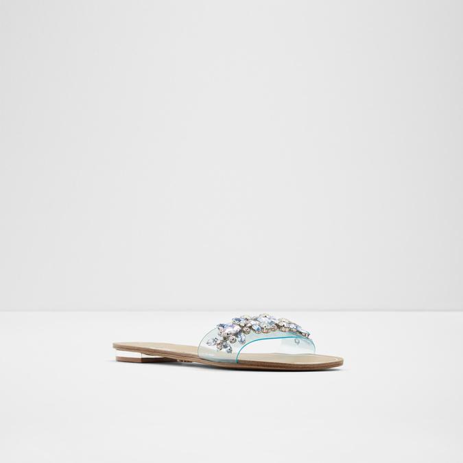 Curfew-Who Women's Light Blue Flat Sandals image number 3