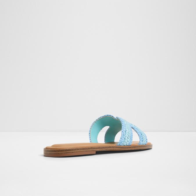 Itsandala Women's Blue Flat Sandals image number 2