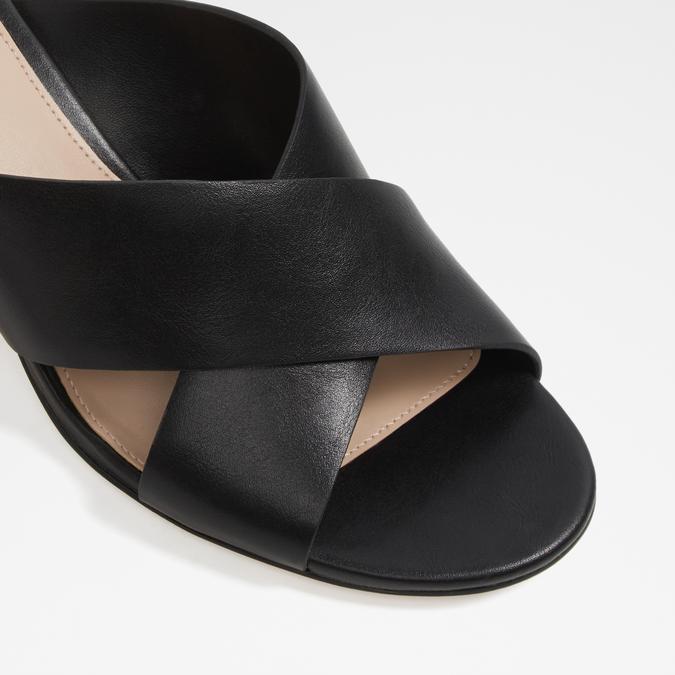 Larusa Women's Black Block Heel Sandal image number 3
